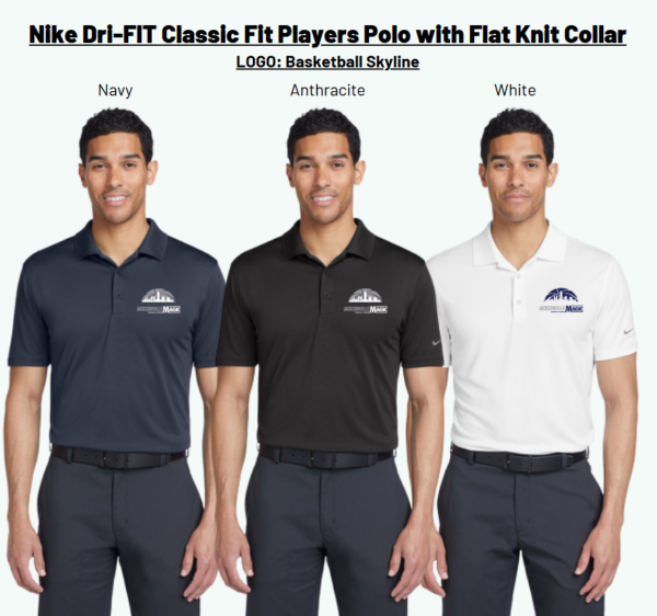 Nike Dri-FIT Classic Fit Players Polo with Flat Knit Collar Jacksonville Magic