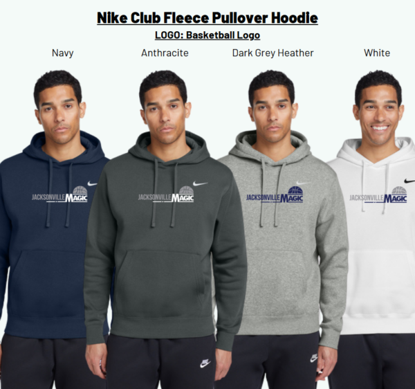Nike Club Fleece Pullover Hoodie Jacksonville Magic - Image 2