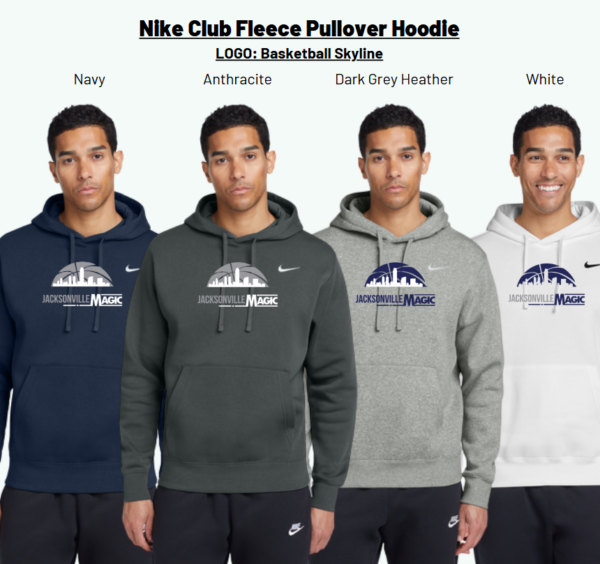 Nike Club Fleece Pullover Hoodie Jacksonville Magic