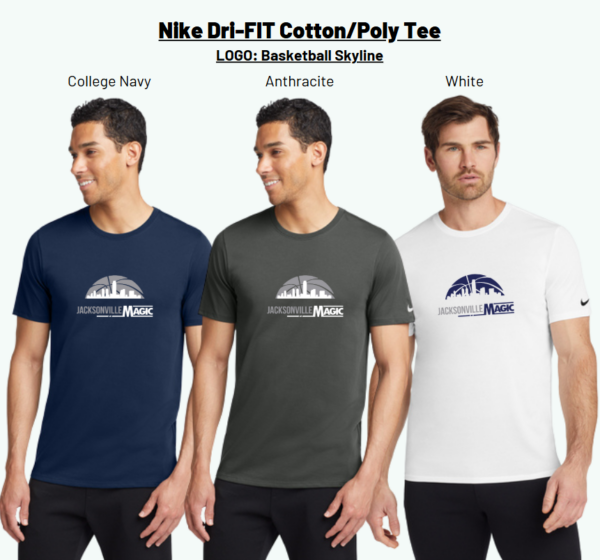 Nike Dri-FIT Cotton/Poly Tee Jacksonville Magic