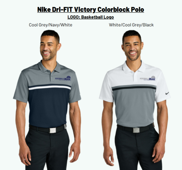 Nike Dri-FIT Victory Colorblock Polo Jacksonville Magic - Image 2