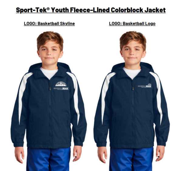 Sport-Tek® Youth Fleece-Lined Colorblock Jacket Jacksonville Magic