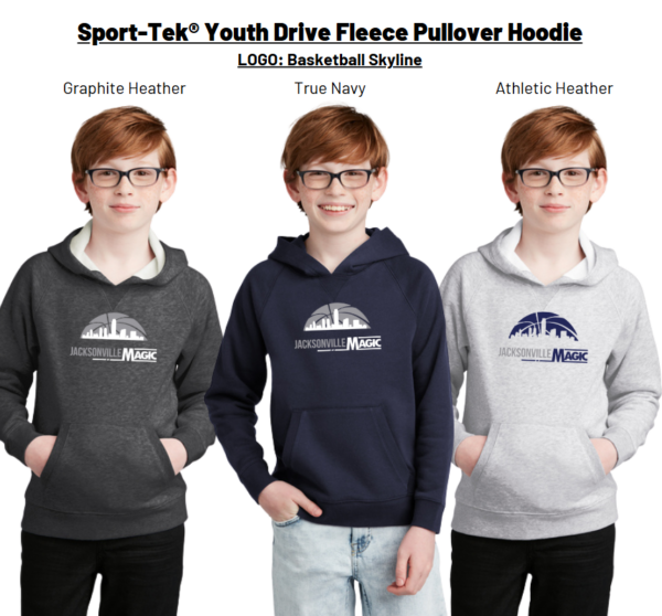 Sport-Tek® Youth Drive Fleece Pullover Hoodie Jacksonville Magic