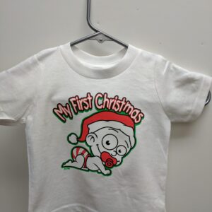 Baby first Christmas tee shirt