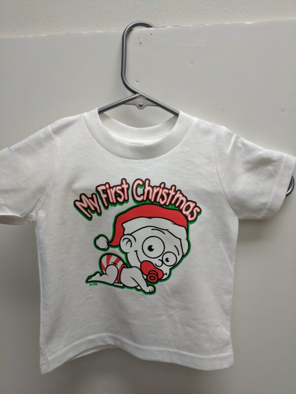 Baby first Christmas tee shirt