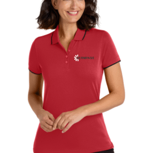 LK111  Port Authority® Women's Dry Zone® UV Micro-Mesh Tipped Polo GermPASS