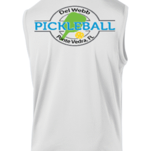 DEL WEBB MENS ST352 SLEEVELESS COMPETITOR TEE LOGO FRONT AND BACK
