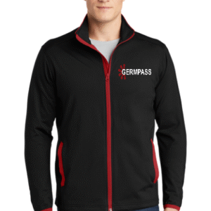 ST853 Sport-Tek® Sport-Wick® Stretch Contrast Full-Zip Jacket GERMPASS